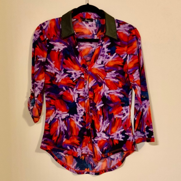 Women’s 3/4 Length Sleeve Shirt - Picture 1 of 5